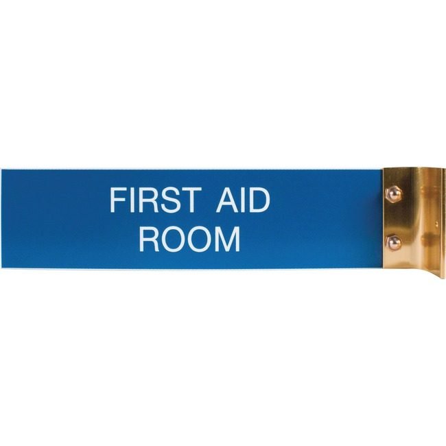Shachihata / Xstamper Sign Corridor Aluminum 2X8 Gd XSTW40