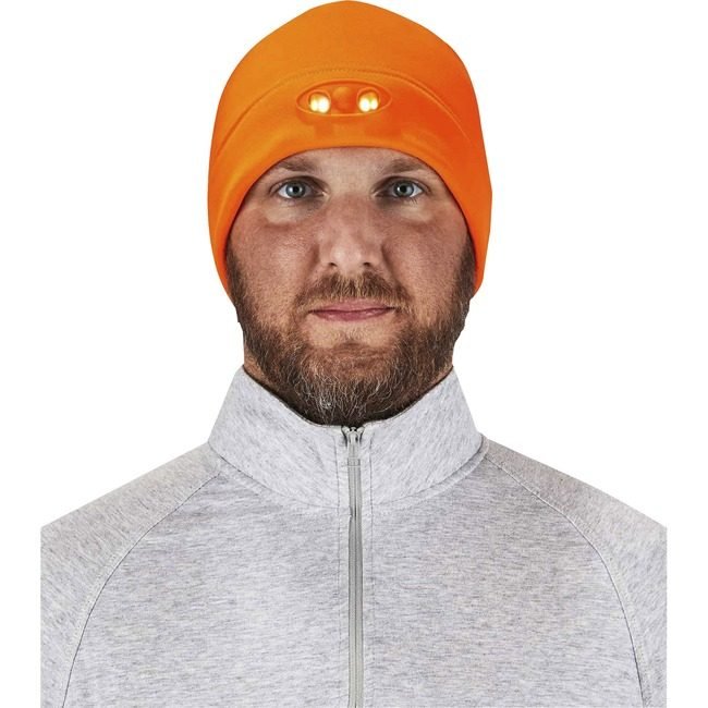 Ergodyne Beanie Hat With Lights Orng EGO16804