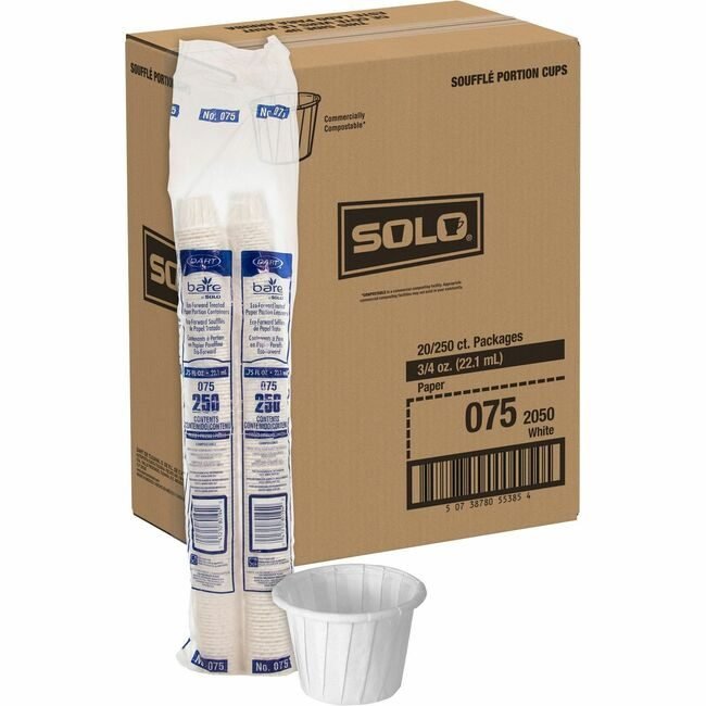 Dart Container Corporation Solo Cup Paper Souffle .75OZ We SCC075-2050