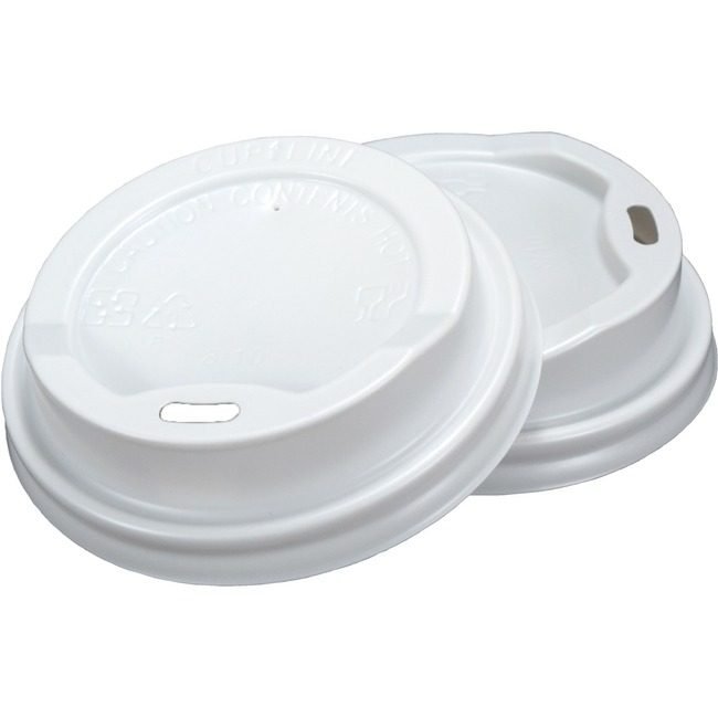 RDI-USA, Inc. RDI Cup Lid 9OZ 10OZ 1000/CS White CFPLIDRIP9WHT