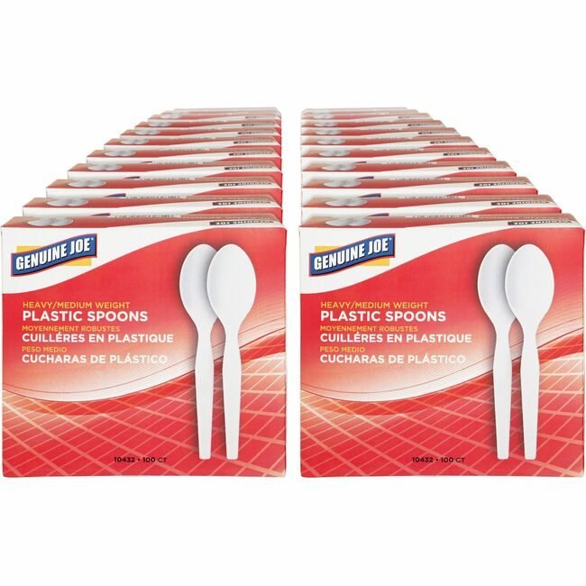 Genuine Joe Spoon Hvy Weight Boxed 100C GJO10432CT