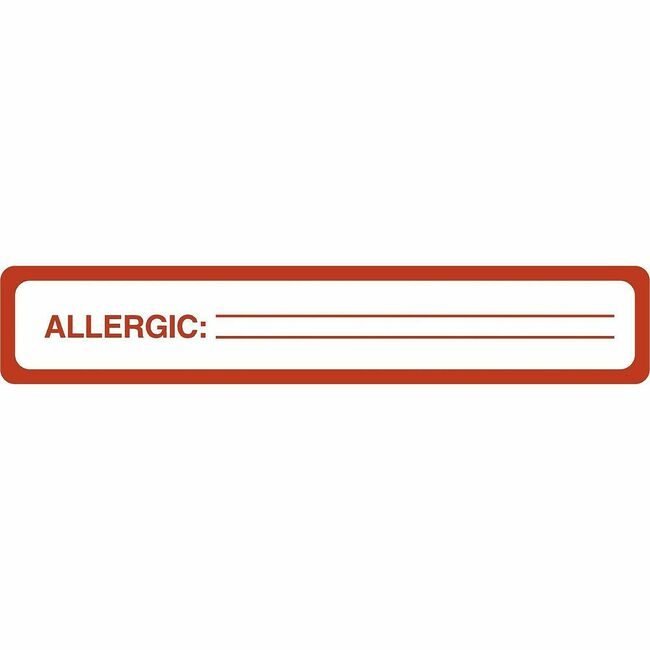Tabbies Label Allergic 2X1 TAB40561