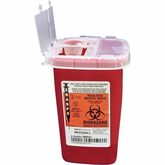 Cardinal Health / Covidien Container Sharps W/Lid 1QT CVDSR1Q100900