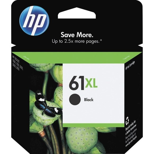 HP Inc. / Hewlett-Packard Crtdg Ink 61XL Black HEWCH563WN