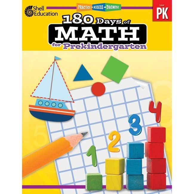 Teacher Created Materials / Shell Education Book 180MATH Prek Eng SHL127443