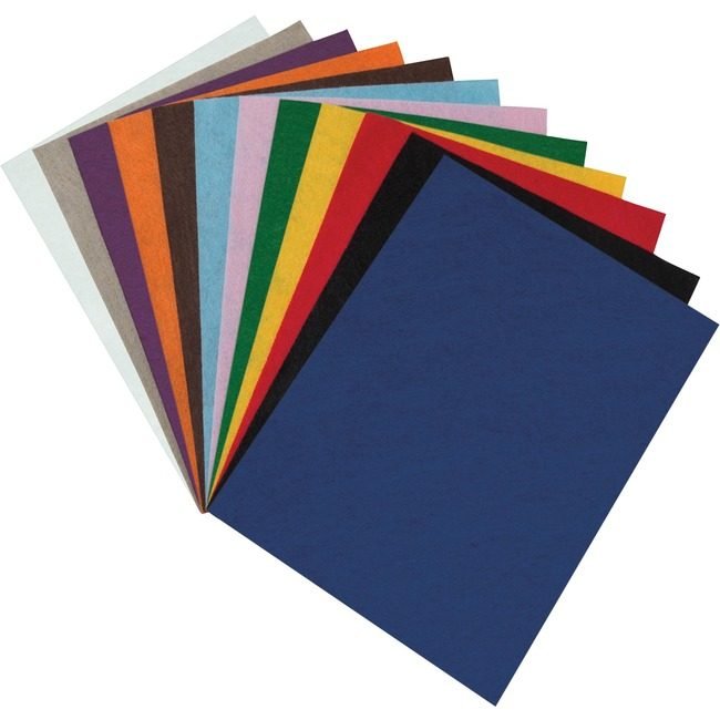 Pacon Corporation Sheet Felt 9X12 12SH Assorted PAC390701