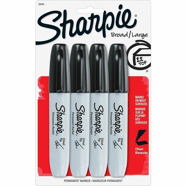 Newell Brands / Sanford Sharpie / Expo / Prismacolor / Marker Chisel 4 Pack SAN38264PP
