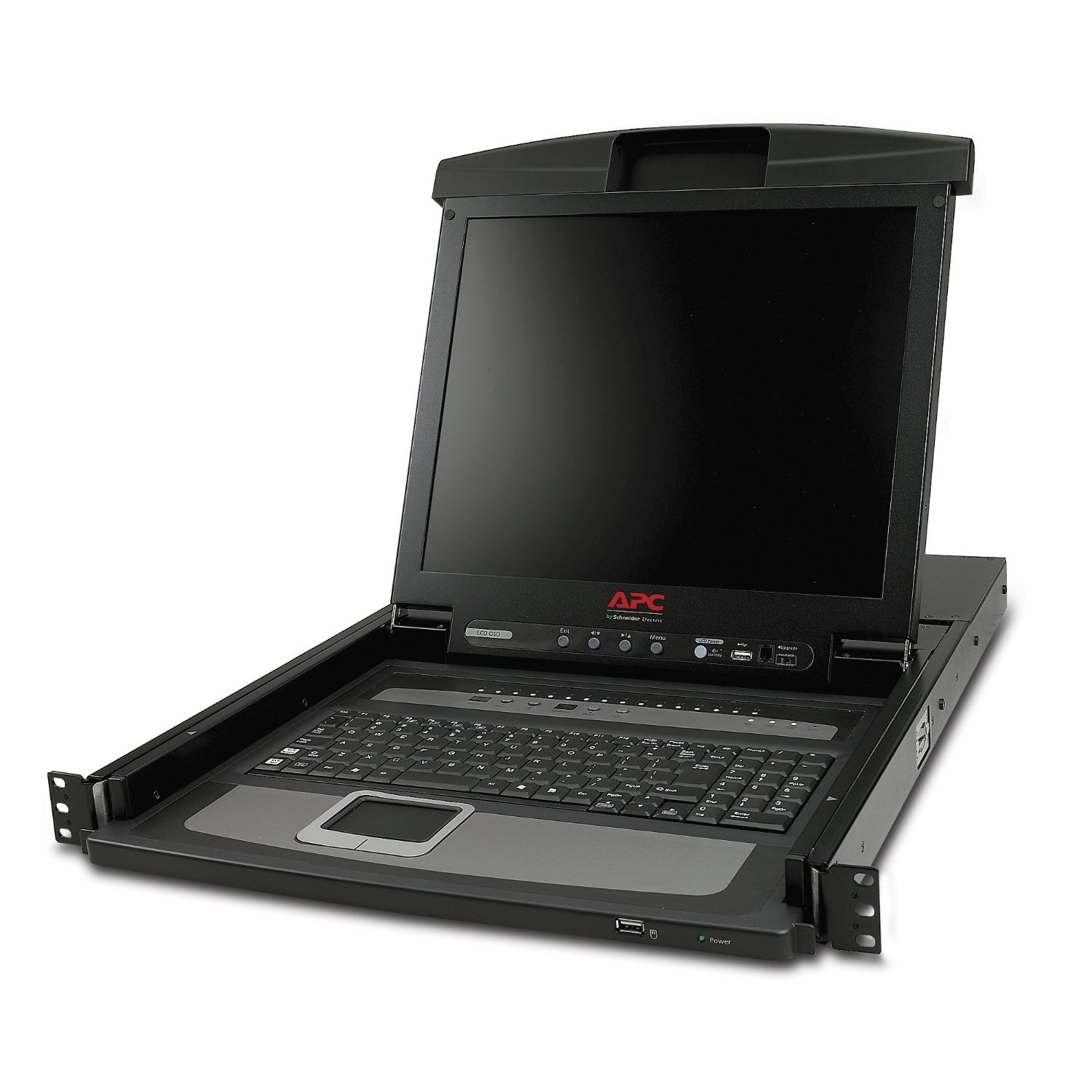 APC by Schneider Electric APC SCHNEIDER ELECT IT DIRECT SHIP 17" Rack LCD Console with Integrated 16 Port Analog KVM Switch AP5816