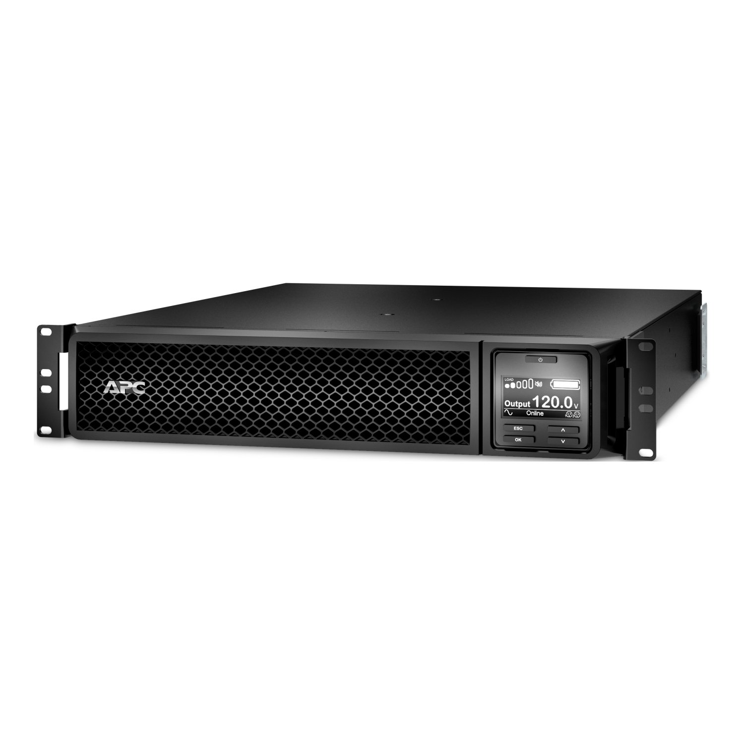 APC by Schneider Electric Smart-UPS On-Line, 2200VA, Rackmount 2U, 120V, 6x 5-20R+1x L5-20R NEMA SRT2200RMXLANC