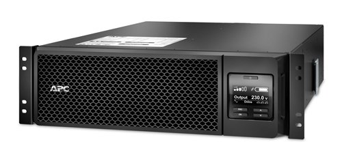 APC by Schneider Electric Smart-UPS On-Line, 5kVA, Rackmount 3U, 208V/230V, Hard wire SRT5KRMXLWHW