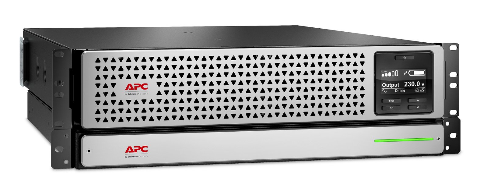 APC by Schneider Electric Smart-UPS On-Line, 1500VA, Rackmount 3U, 230V, 8x C13 IEC outlets, SRTL1500RMXLINC