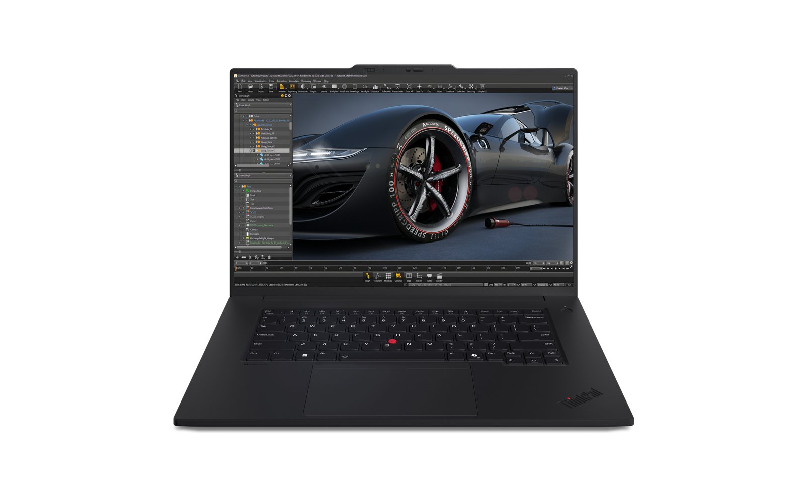 Lenovo ThinkPad P1 Gen 7 Intel Core Ultra 9 185H Mobile workstation 40.6 cm (16") Touchscreen 21KV0005US