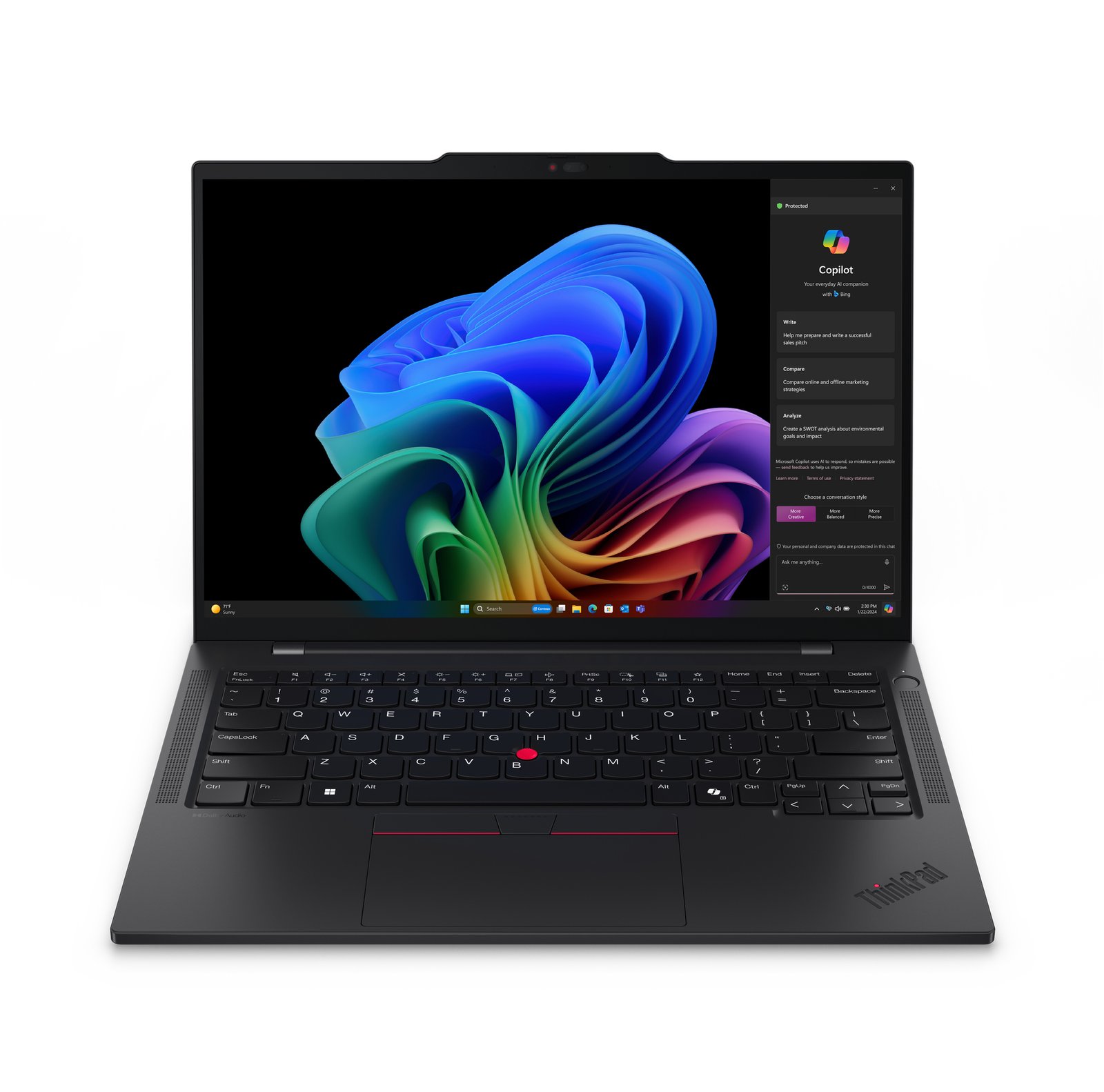 Lenovo ThinkPad T14s Gen 6 (Snapdragon) Copilot+ PC X1P-42-100 Laptop 35.6 cm (14") WUXGA 16 GB 21N1002DUS