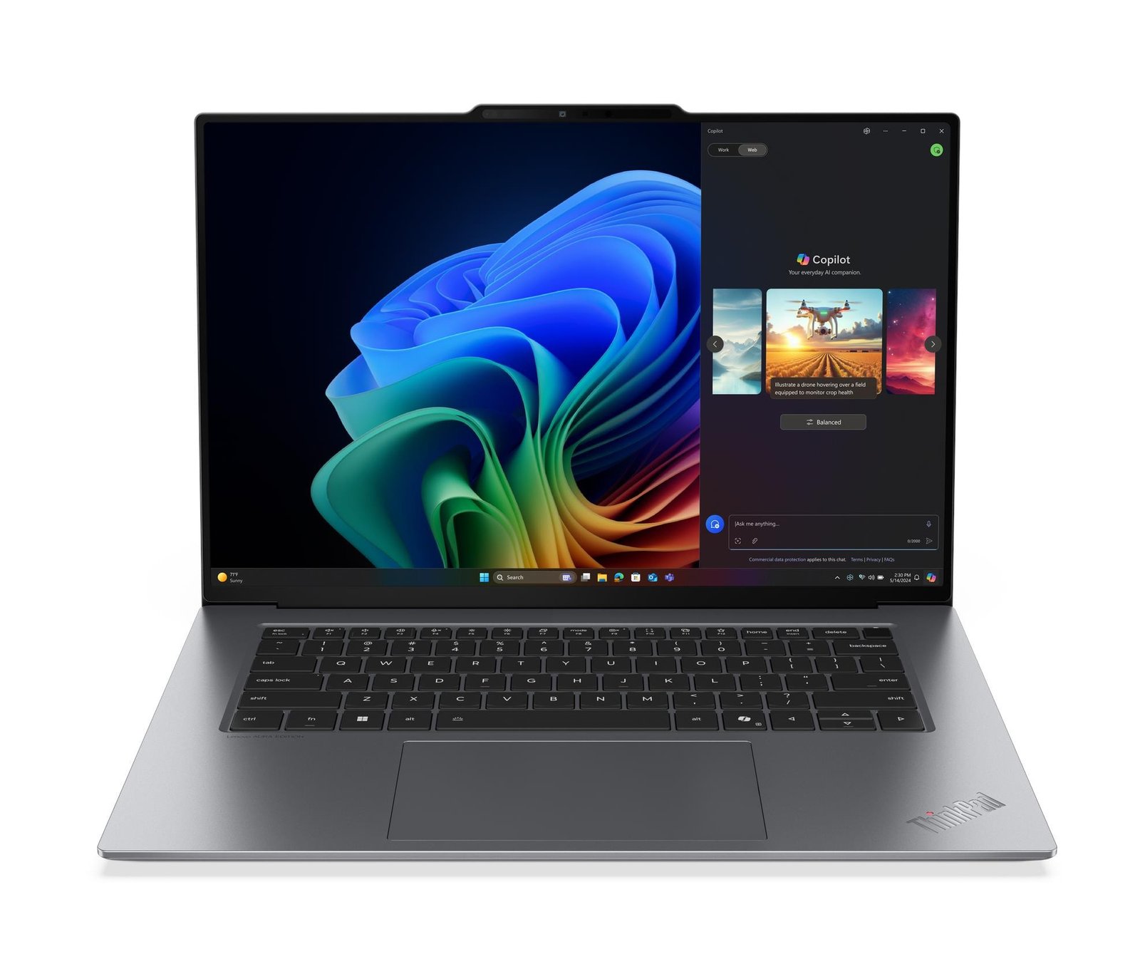 Lenovo ThinkPad X9-15 Gen 1 Aura Edition Copilot+ PC Intel Core Ultra 5 226V Laptop 38.9 cm (15.3") 21Q60026US