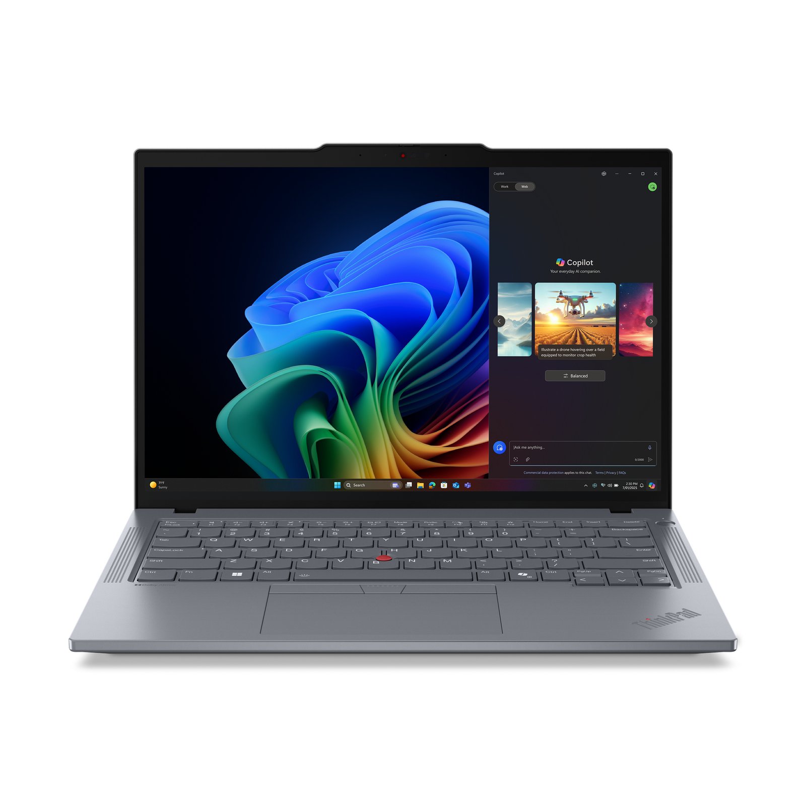 Lenovo ThinkPad T14 Gen 6 (AMD) Copilot+ PC Ryzen™ AI 5 340 Laptop 35.6 cm (14") WUXGA 16 GB 21QJ00CRUS