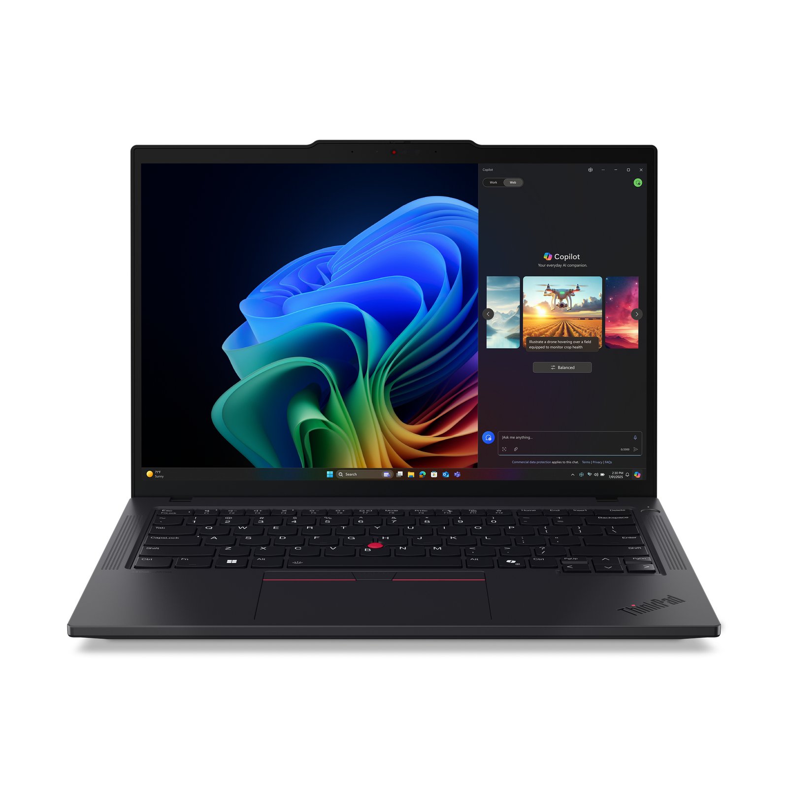 Lenovo ThinkPad T14 Gen 6 (AMD) Copilot+ PC Ryzen™ AI 7 350 Laptop 35.6 cm (14") Touchscreen WUXGA 21QJ00CTUS