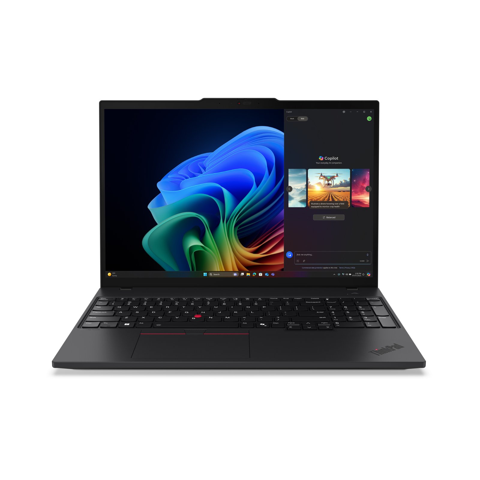 Lenovo ThinkPad T16 Gen 4 (AMD) Copilot+ PC Ryzen™ AI 7 350 Laptop 40.6 cm (16") Touchscreen WUXGA 21QN0046US