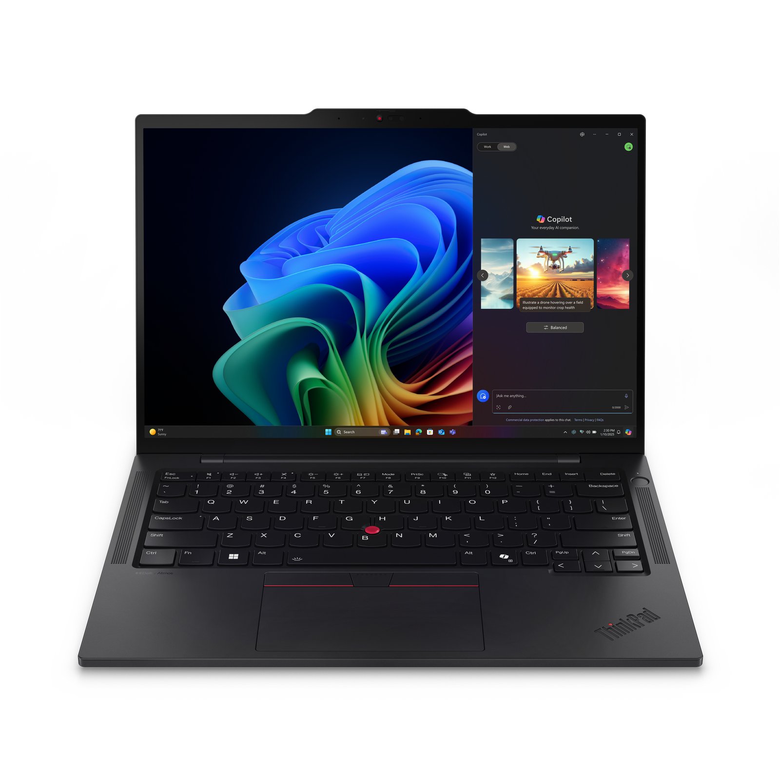 Lenovo ThinkPad T14s Gen 6 (Intel) Copilot+ PC Core Ultra 7 258V Laptop 35.6 cm (14") WUXGA 32 GB 21QX000MUS