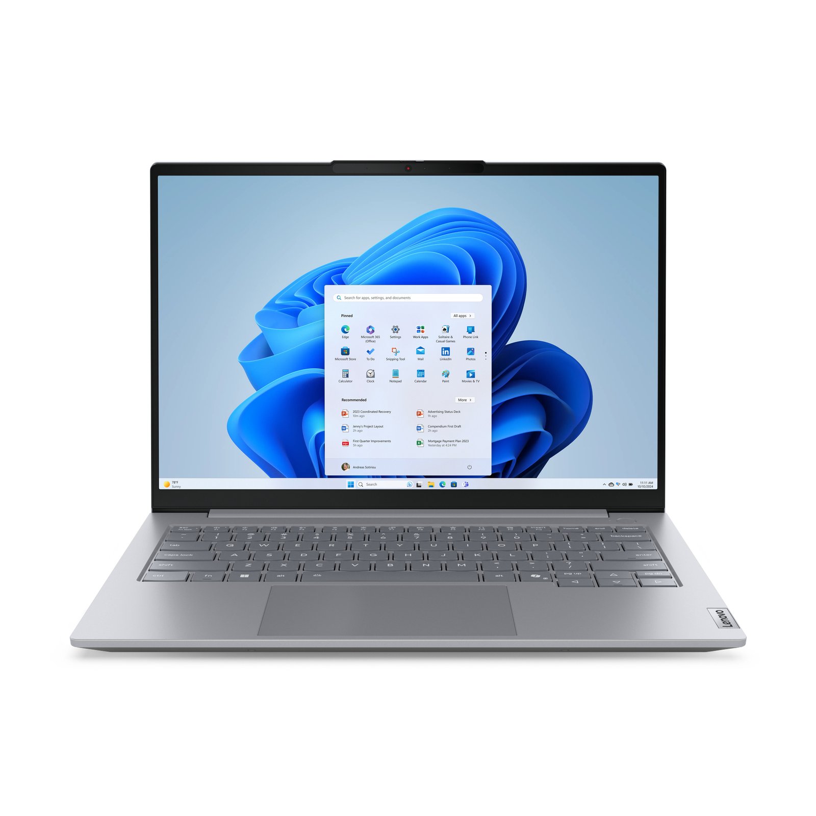 Lenovo ThinkBook 14 G8 IRL Intel Core 5 210H Laptop 35.6 cm WUXGA 16 GB DDR5-SDRAM 256 SSD Wi-Fi 6E 21SG000FUS