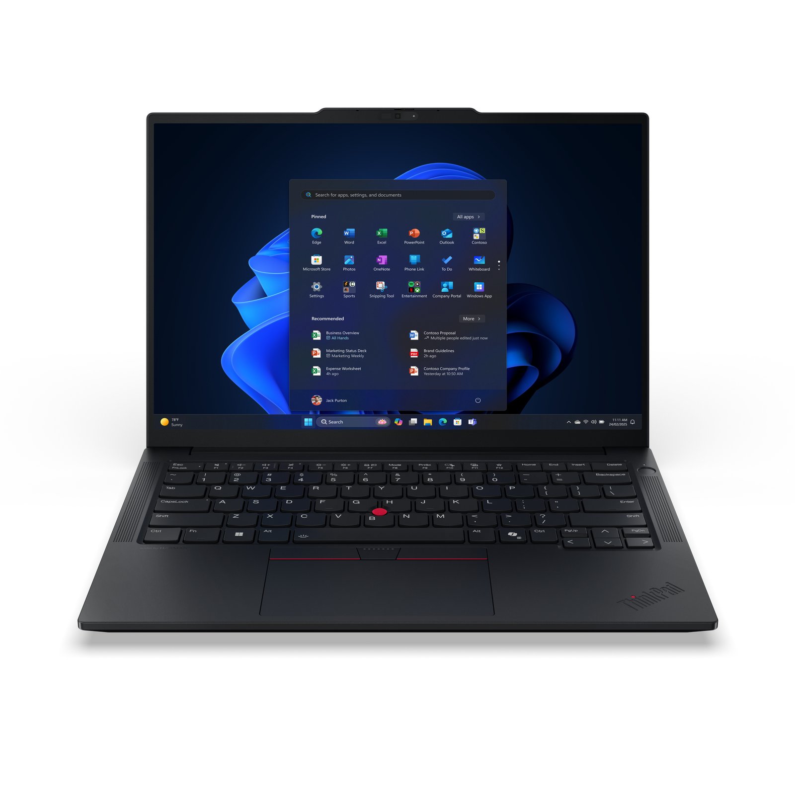 Lenovo ThinkPad E14 Gen 7 (Intel) Core Ultra 5 225U Laptop 35.6 cm (14") Touchscreen WUXGA 16 GB 21SX003EUS