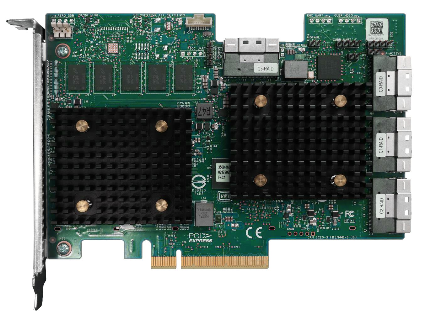 LENOVO DCG SERVER OPTIONS 4Y37A09733 RAID controller PCI Express x8 4.0 12 Gbit/s