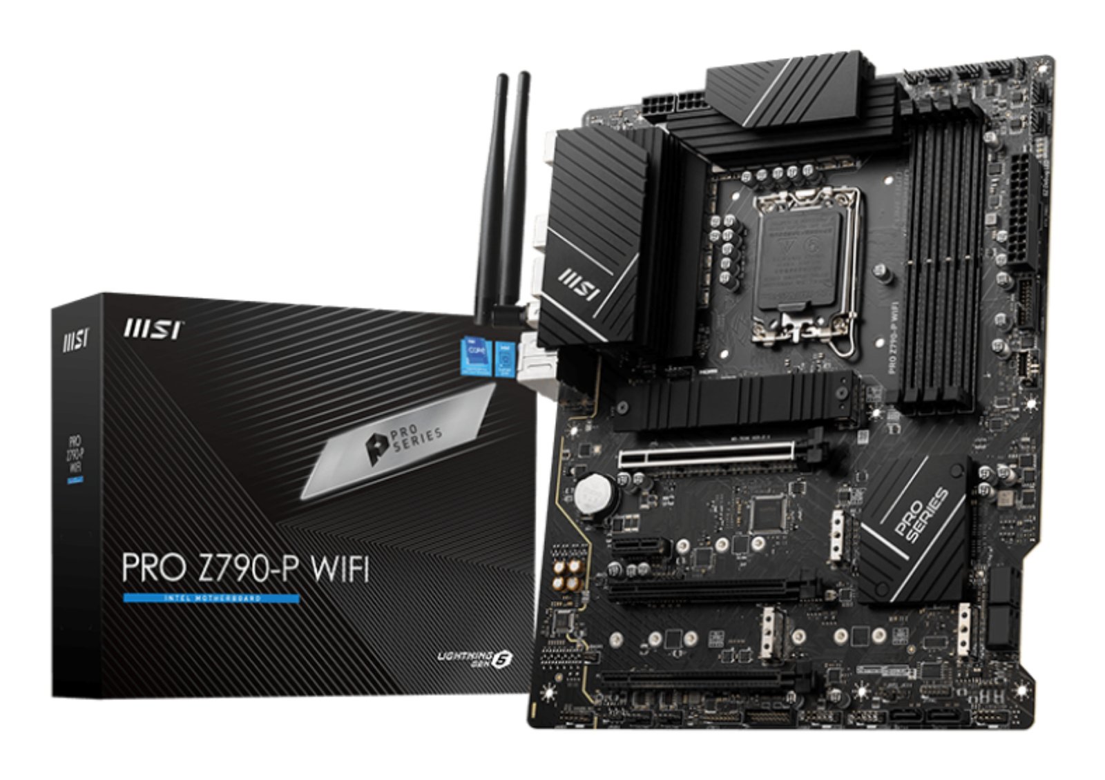 MSI - COMPONENTS PRO Z790-P WIFI motherboard Intel Z790 LGA 1700 ATX