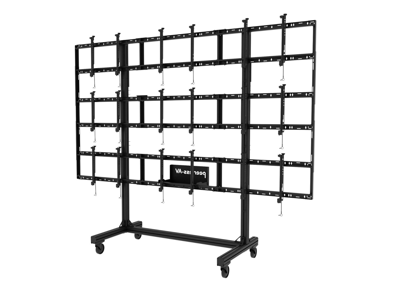 PEERLESS -AV DS-C555-3X3 multimedia cart/stand Black Flat panel