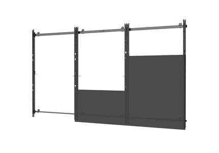 PEERLESS -AV DS-LEDIER-3X3 signage display mount Black