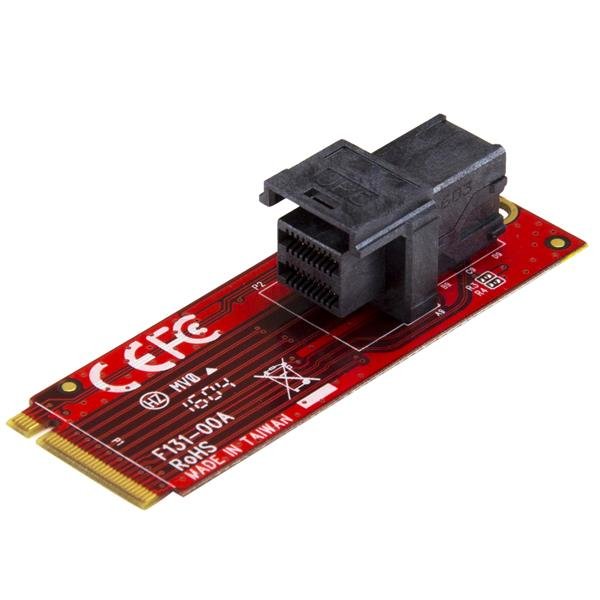 StarTech.com U.2 (SFF-8643) to M.2 PCI Express 3.0 x4 Host Adapter Card for 2.5” NVMe SSD M2E4SFF8643