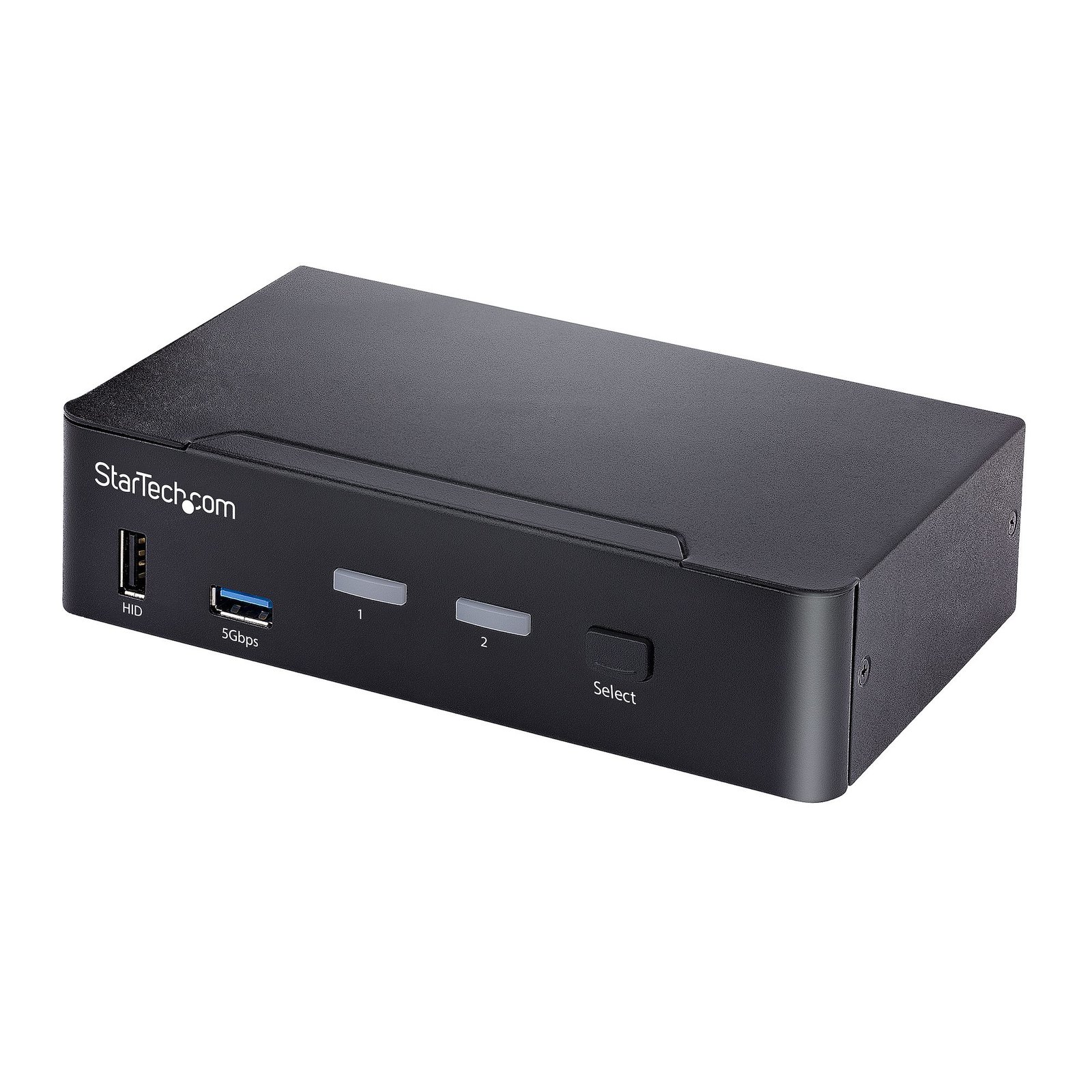 StarTech.com 2-Port USB-C KVM Switch, Single 4K 60Hz DisplayPort Monitor, 3.5mm Audio, 6x USB Hub