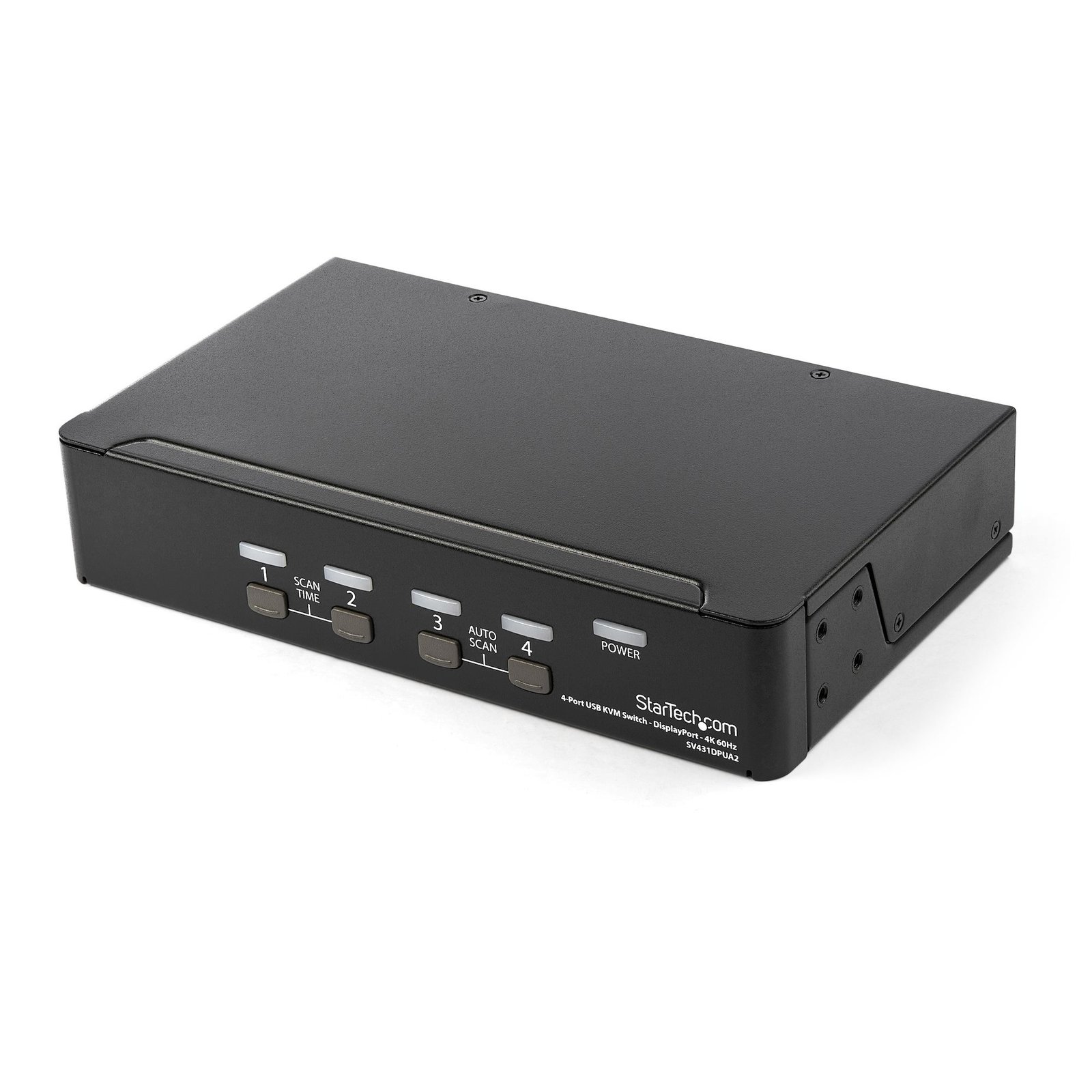StarTech.com 4 Port DisplayPort KVM Switch - 4K 60Hz - Single Display - Dual UHD DP 1.2 USB with SV431DPUA2
