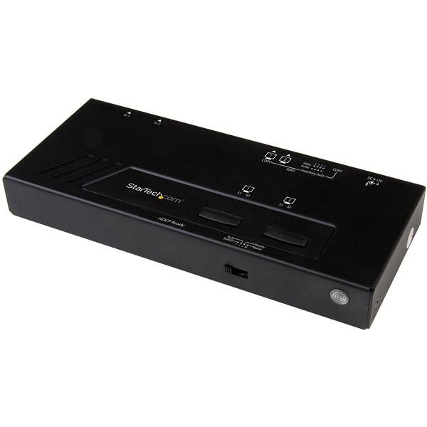 StarTech.com 2x2 HDMI Matrix Switch - 4K with Fast Switching and Auto-Sensing - TAA VS222HD4K