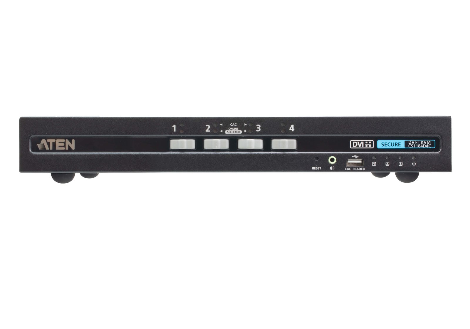 ATEN TECHNOLOGY - ETAIL CS1184D4C KVM switch Rack mounting Black