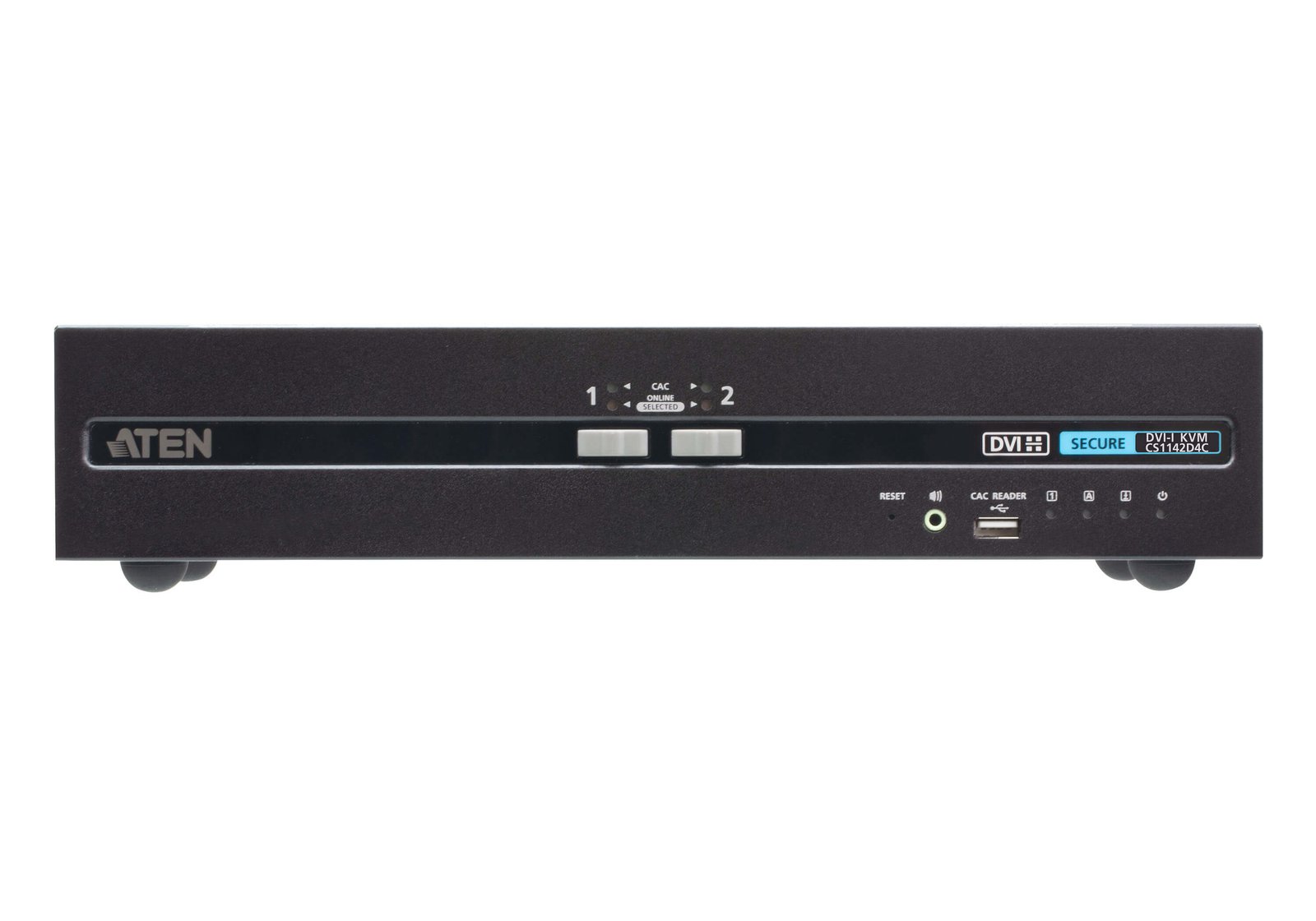 ATEN TECHNOLOGIES CS1142D4C KVM switch Rack mounting Black