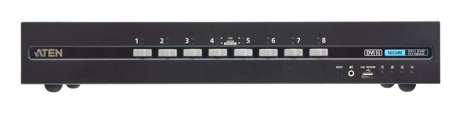 ATEN TECHNOLOGIES CS1188D4C KVM switch Rack mounting Black