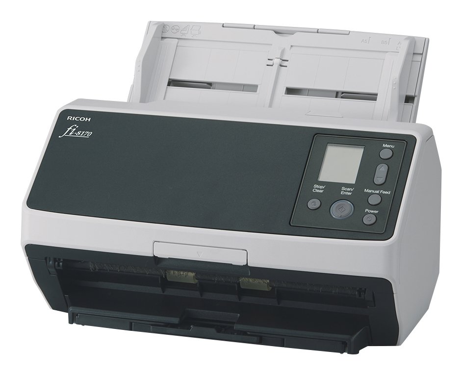 RICOH DOCUMENT SCANNERS fi-8170 ADF + Manual feed scanner 600 x DPI A4 Black, Grey PA03810-B055