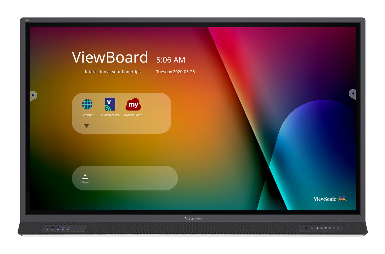 VIEWSONIC IFP IFP6552-1TAA Signage Display Interactive flat panel 165.1 cm (65") LCD 400 cd/m² 4K