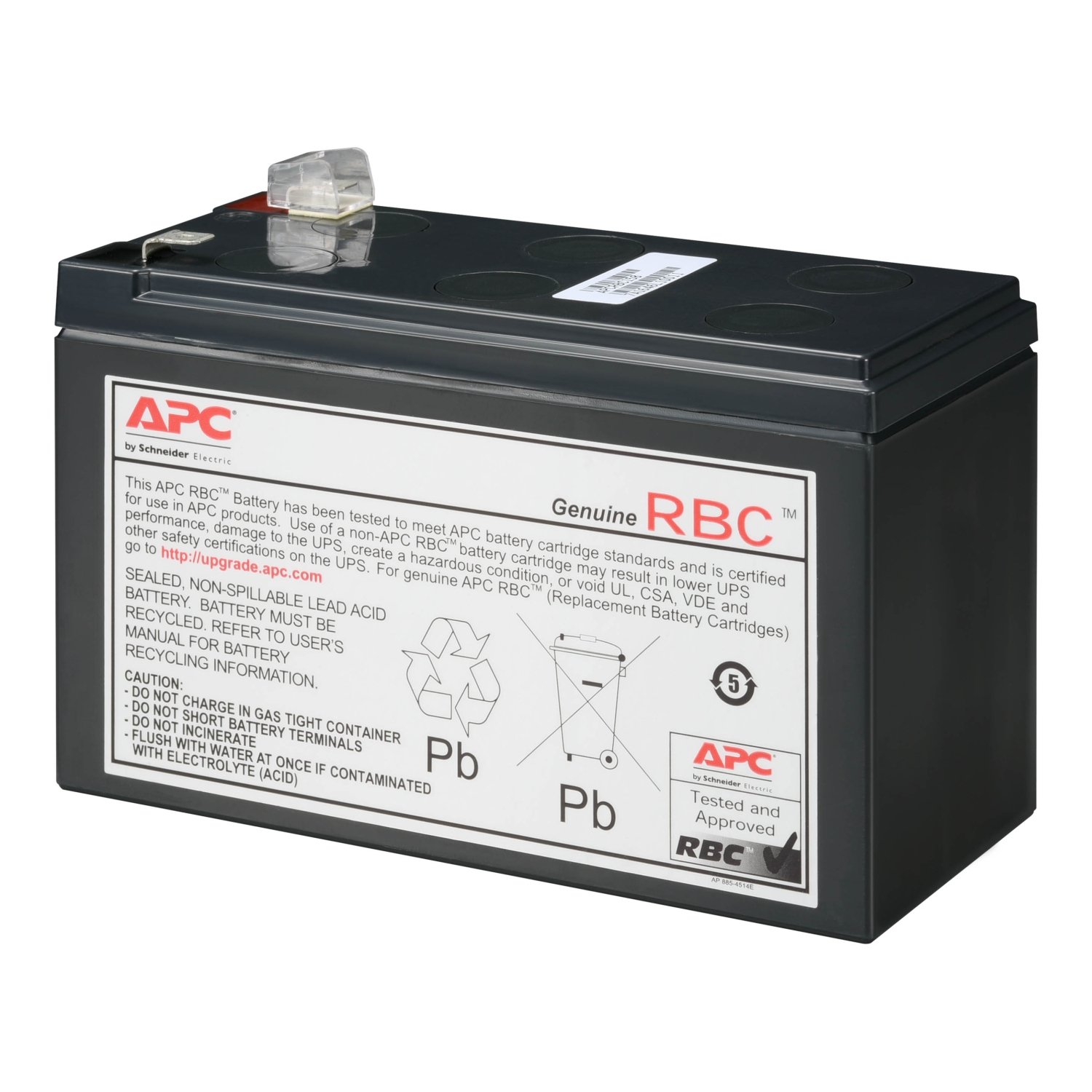 APC SCHNEIDER ELECTRIC IT USA Battery Replacement Cartridge APCRBC158 (OEM)