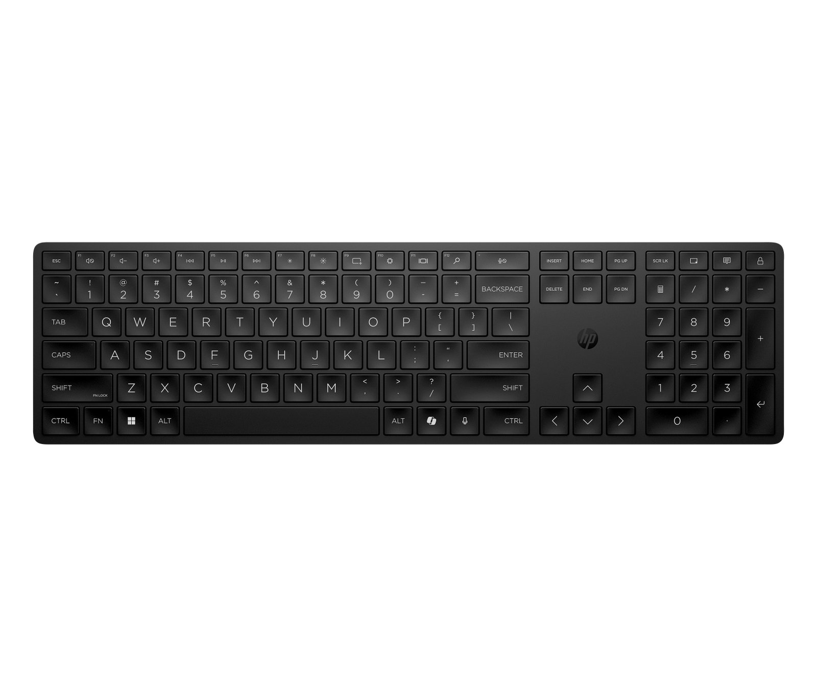 HP INC. - NSB OPTIONS 455 PROGRAMMABLE WL KBD BULK keyboard Office RF Wireless Black 4R177A6#ABA