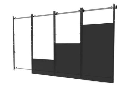PEERLESS -AV DS-LEDIER-5X5 signage display mount Black
