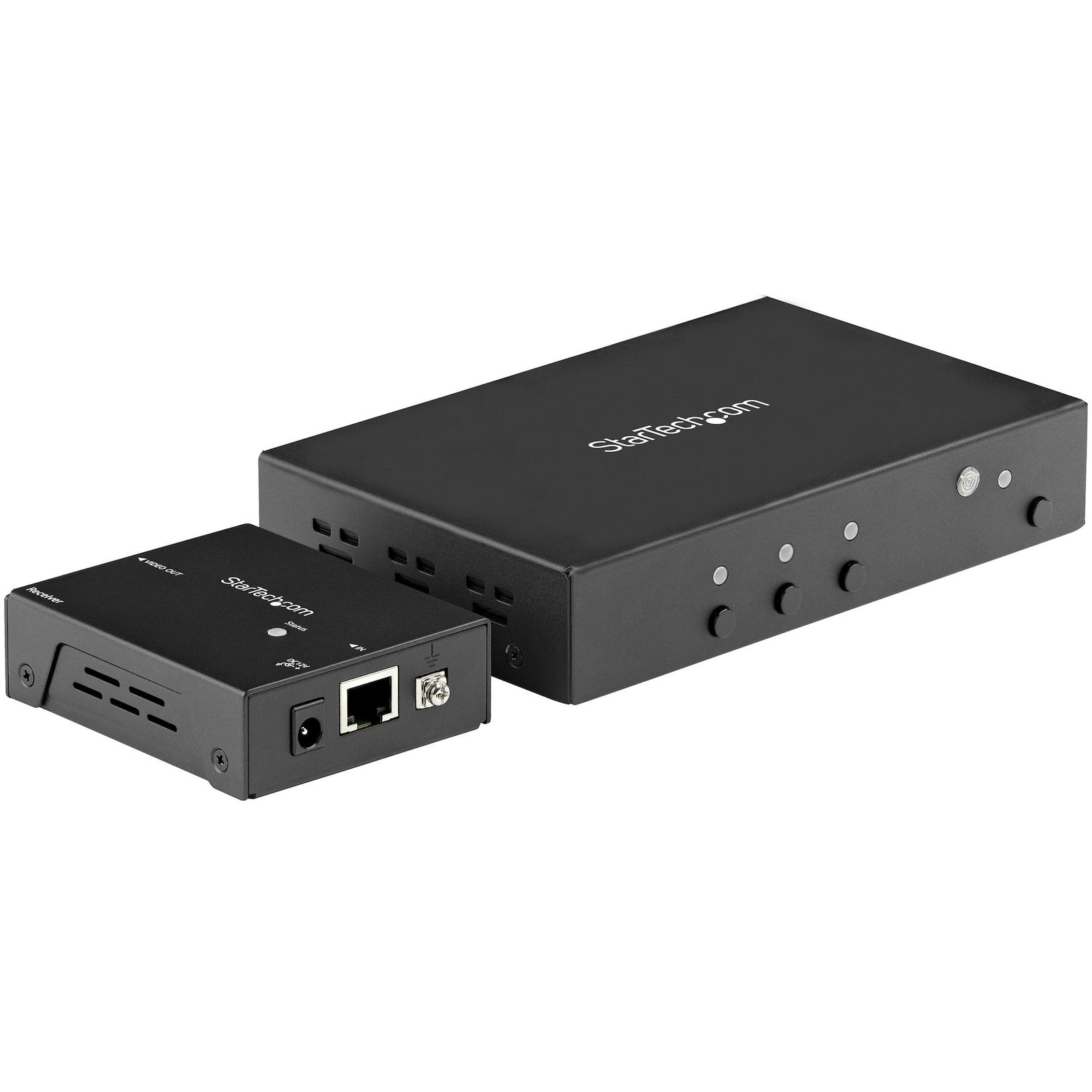 StarTech.com HDMI Extender over CAT6 with 3 Port Video Switch, 4K 30Hz/115ft, HDBaseT Kit, IR