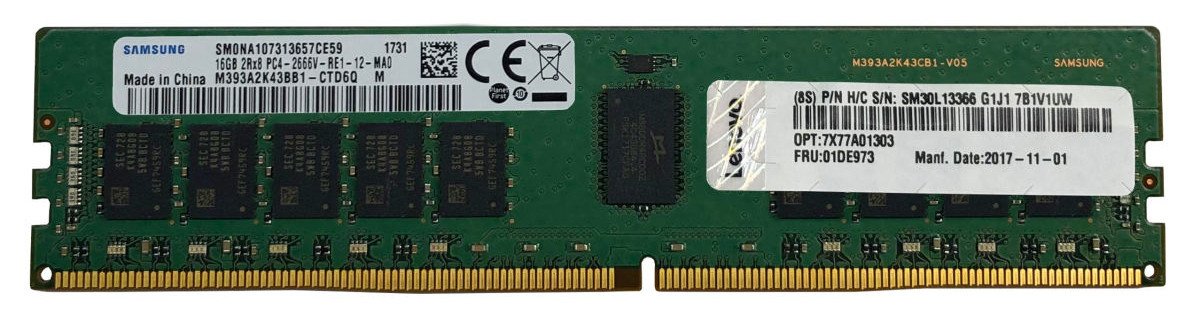 LENOVO DCG SERVER OPTIONS 4X77A77494 memory module 8 GB 1 x DDR4 288-pin DIMM ECC