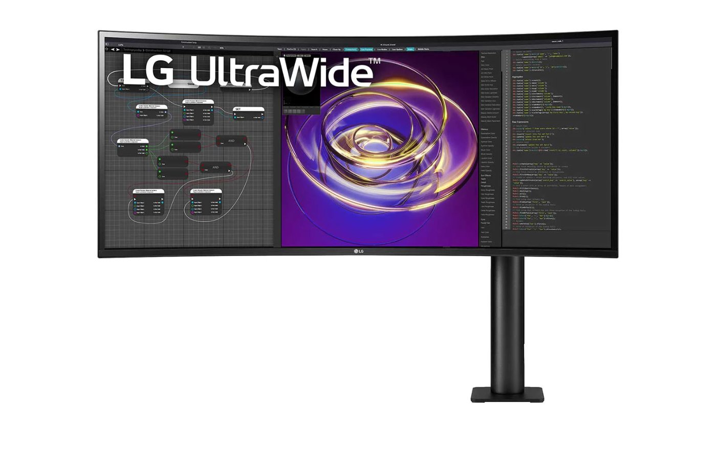 LG ELECTRONICS 34BP88CN-B computer monitor 86.4 cm (34") 3440 x 1440 pixels UltraWide Quad HD LED