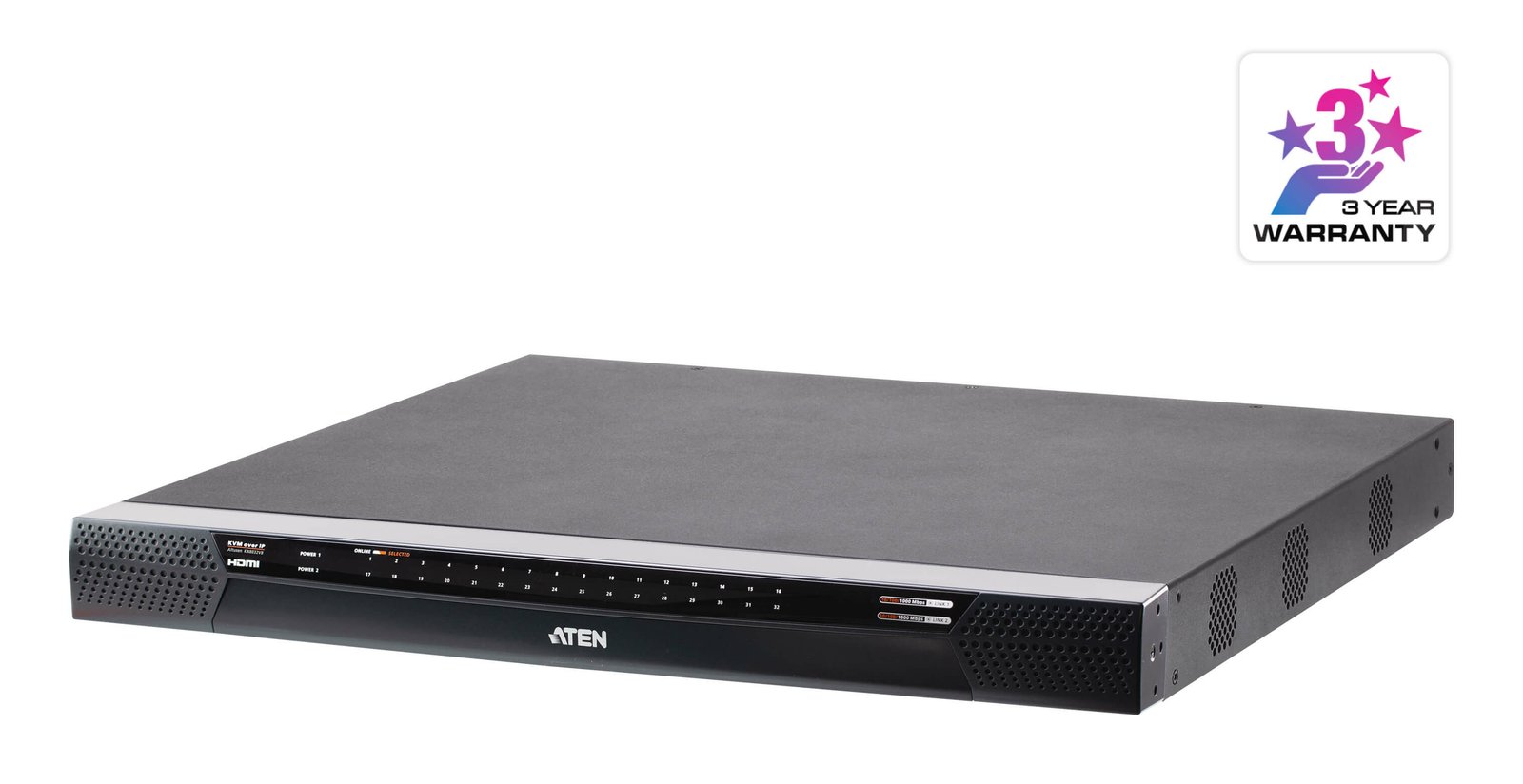 ATEN TECHNOLOGY - ETAIL KN8032VB KVM switch Black