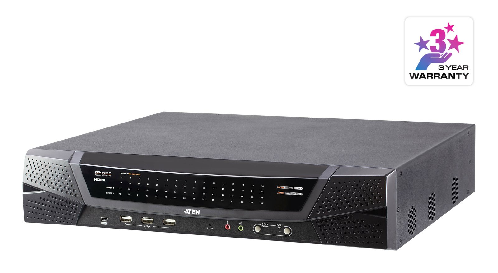 ATEN TECHNOLOGY - ETAIL KN8064VB KVM switch Black
