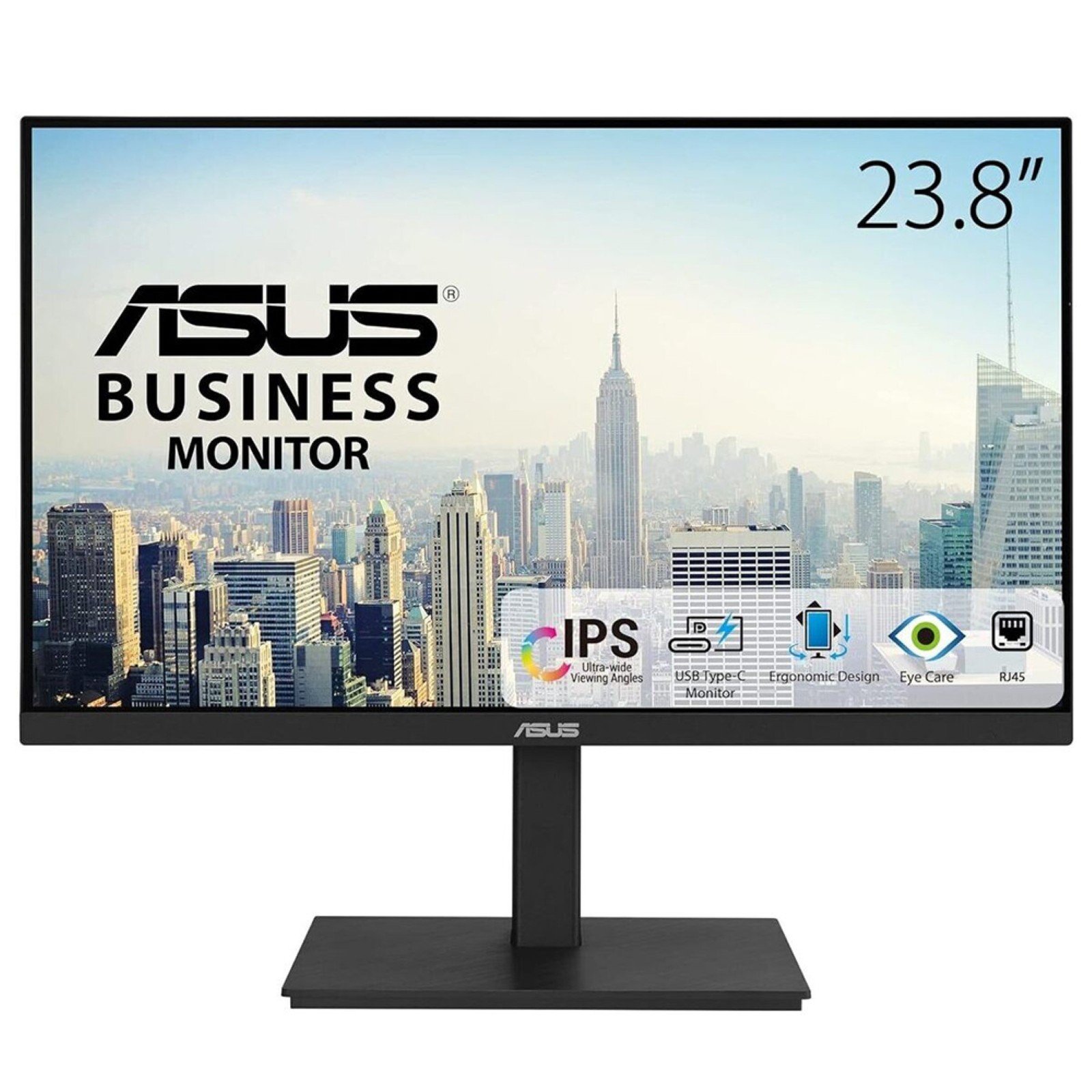 ASUS - DISPLAY VA24ECPSN computer monitor 60.5 cm (23.8") 1920 x 1080 pixels Full HD LCD Black