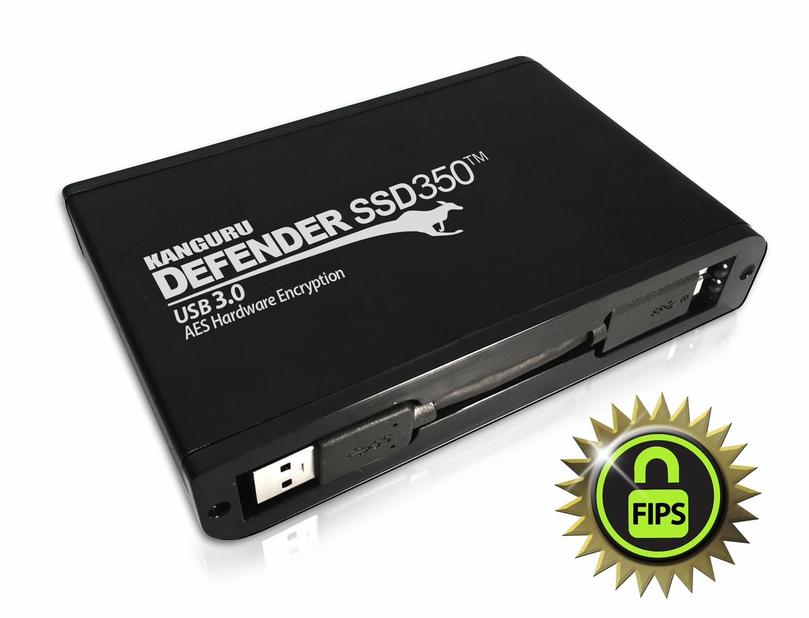 KANGURU SOLUTIONS iStorage Defender SSD350 8 TB| FIPS 140-2 Certified | Hardware Encrypted Solid