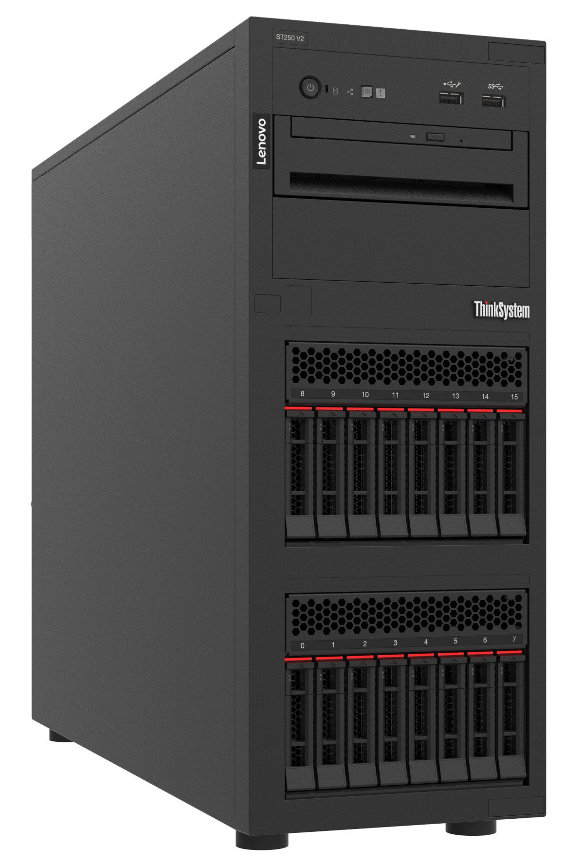 TOPSELLER LENOVO DCG BTO SERVER ThinkSystem ST250 V2 0 GB Tower Intel Xeon E E-2336 2.9 GHz 16
