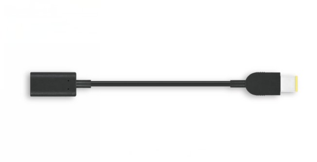 LENOVO CONSUMER 4X90U45346 USB cable 0.018 m USB-C Slim-tip Black
