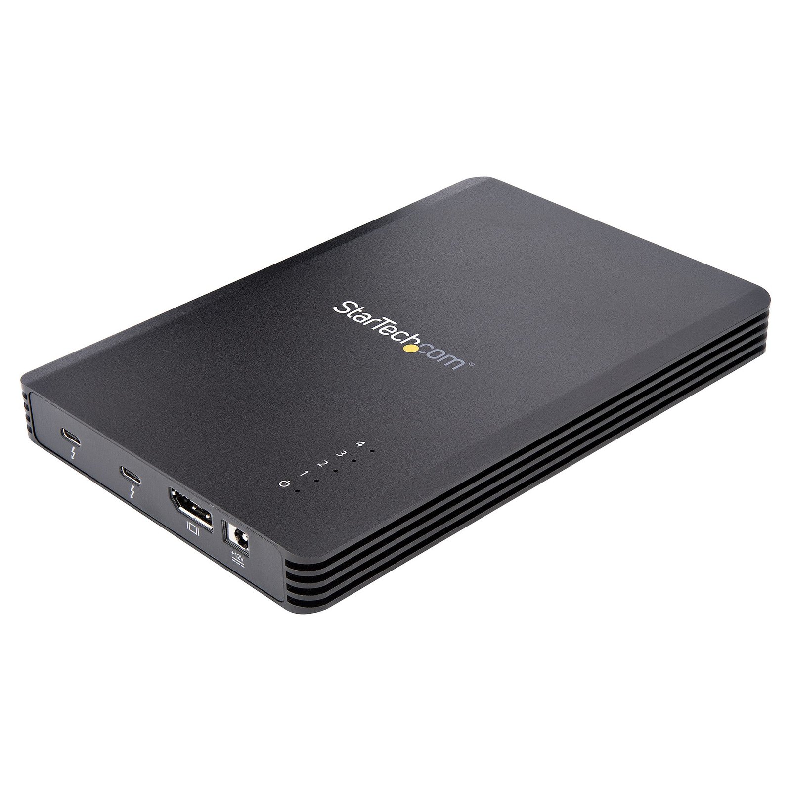 StarTech.com 4 Bay Thunderbolt 3 NVMe Enclosure, For M.2 SSD Drives, 1x DisplayPort Video/ 2x TB3